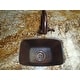 preview thumbnail 2 of 2, Miseno Rectangular 12" Copper Drop-In or Undermount Bar Sink
