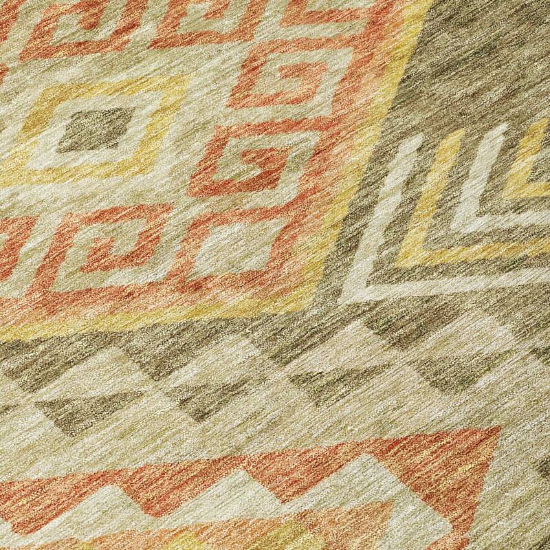 HomeRoots Southwestern Transitional Rectangle Outdoor Rug