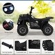 preview thumbnail 2 of 7, Kids Ride On Electric 4-Wheeler Quad Car w/ Button Start Tread Tires