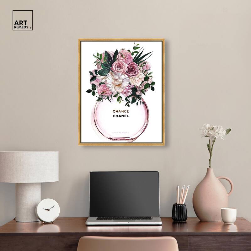 Floral Chance Fragrance Canvas by Art Remedy
