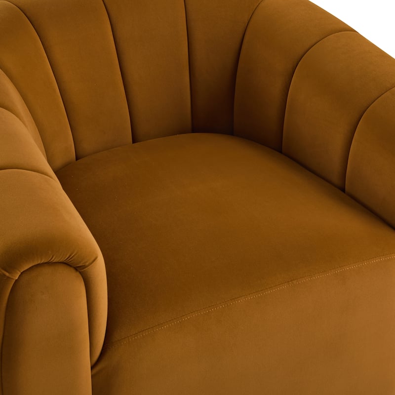 Monroe Indoor Modern Swivel Club Chair by Christopher Knight Home