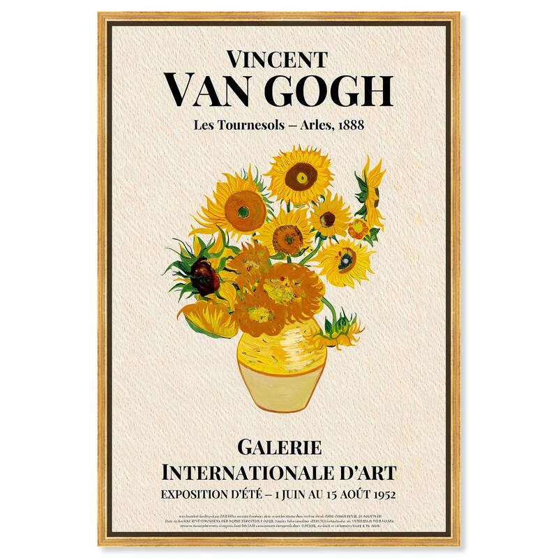 Sunflowers Canvas by Art Remedy - Gold - 36" x 54"