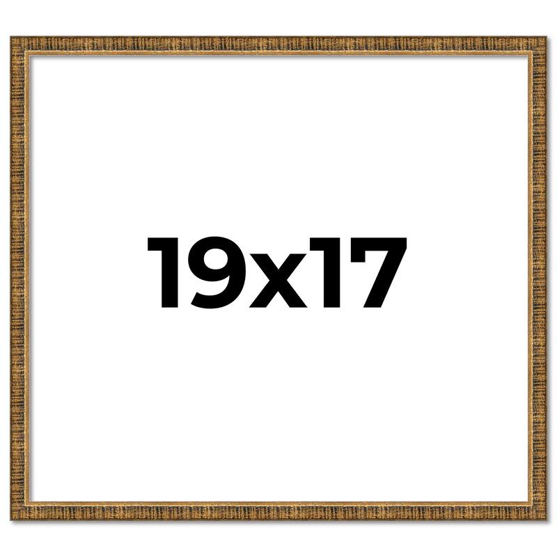 19x17 Frame Gold Picture Frame - Complete Modern Photo Frame Includes