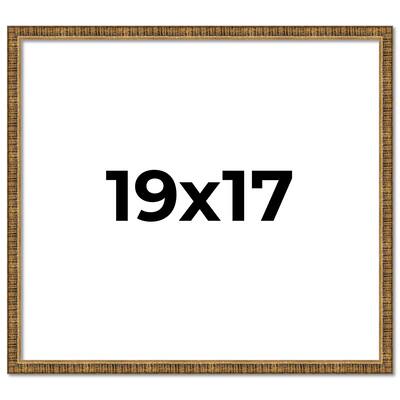19x17 Frame Gold Picture Frame - Complete Modern Photo Frame Includes