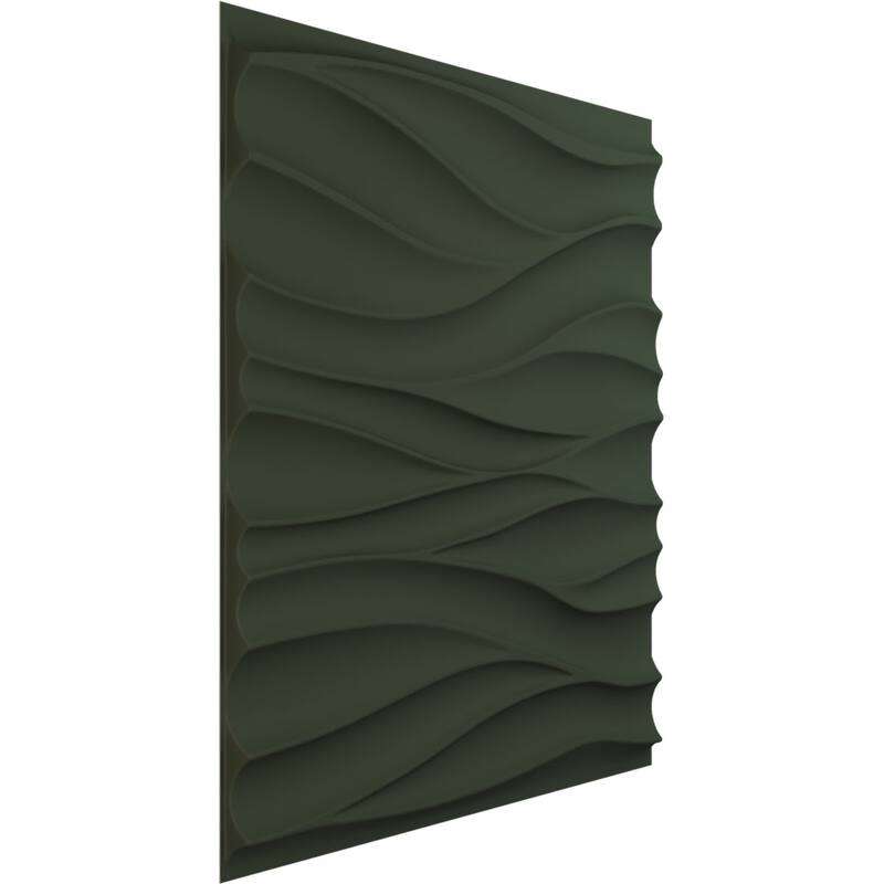 19 5/8"W x 19 5/8"H Ripple EnduraWall Decorative 3D Wall Panel