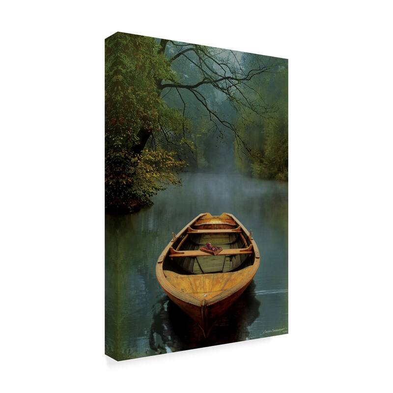 Carlos Casamayor 'The Old Lake' Canvas Art