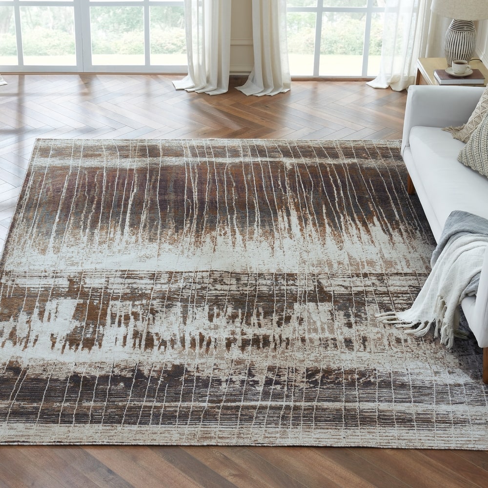 Radiant Horizon Abstract Area Rug