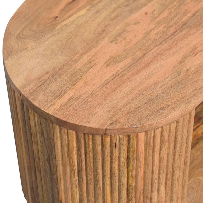 Artisan Furniture Solid Wood Soba Ball Open Coffee Table