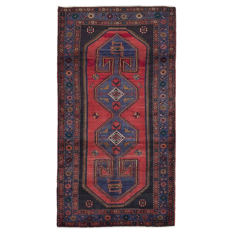 ECARPETGALLERY Hand-knotted Konya Anatolian Red Wool Rug - 4'6 x 8'4