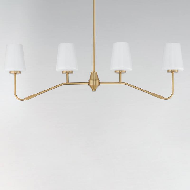 Maxim 12697WT Durham 4 Light 5" Wide Linear Pendant