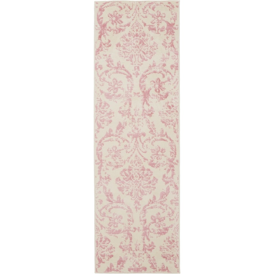 Nourison Jane Farmhouse Vintage Indoor only Damask Area Rug