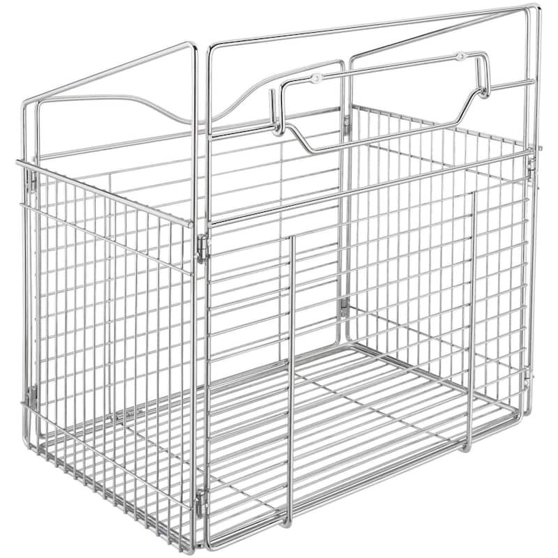 Rev-A-Shelf CTOHB Series Tilt Out Wire Hamper Basket for 21 Inch - Chrome