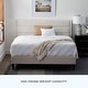 preview thumbnail 9 of 30, Brookside Amelia Upholstered Bed with Horizontal Channels
