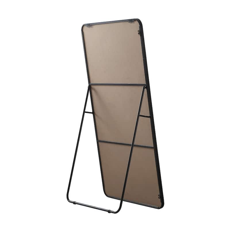 Indigo Home Soft Corner Metal Rectangle Full Length Mirror 30x60 Inch