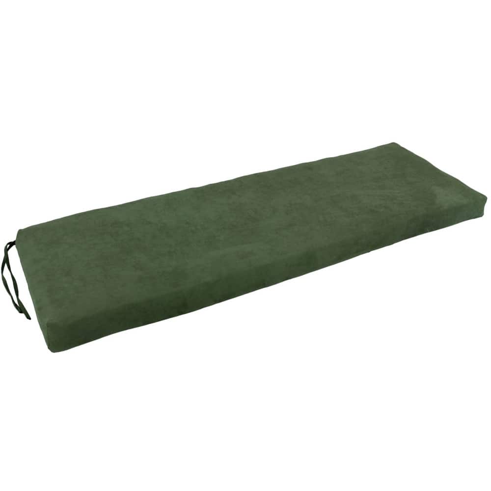 Microsuede Indoor Bench Cushion (48-, 51-, or 54-inches wide)