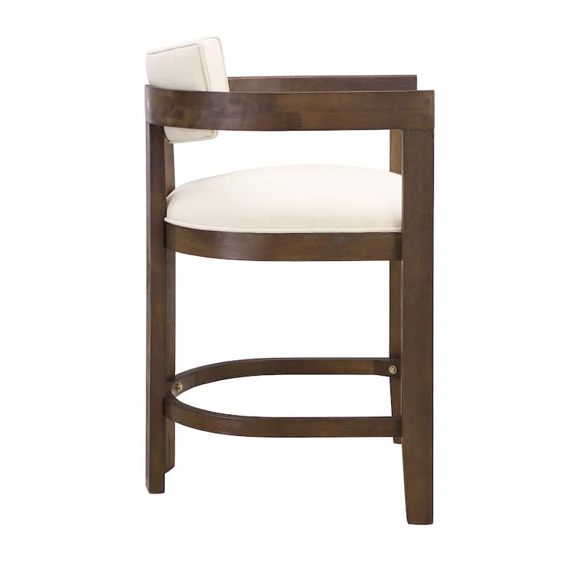 Maribel Upholstered Counter Stools Bar Stools (Set of 2) by Christopher Knight Home