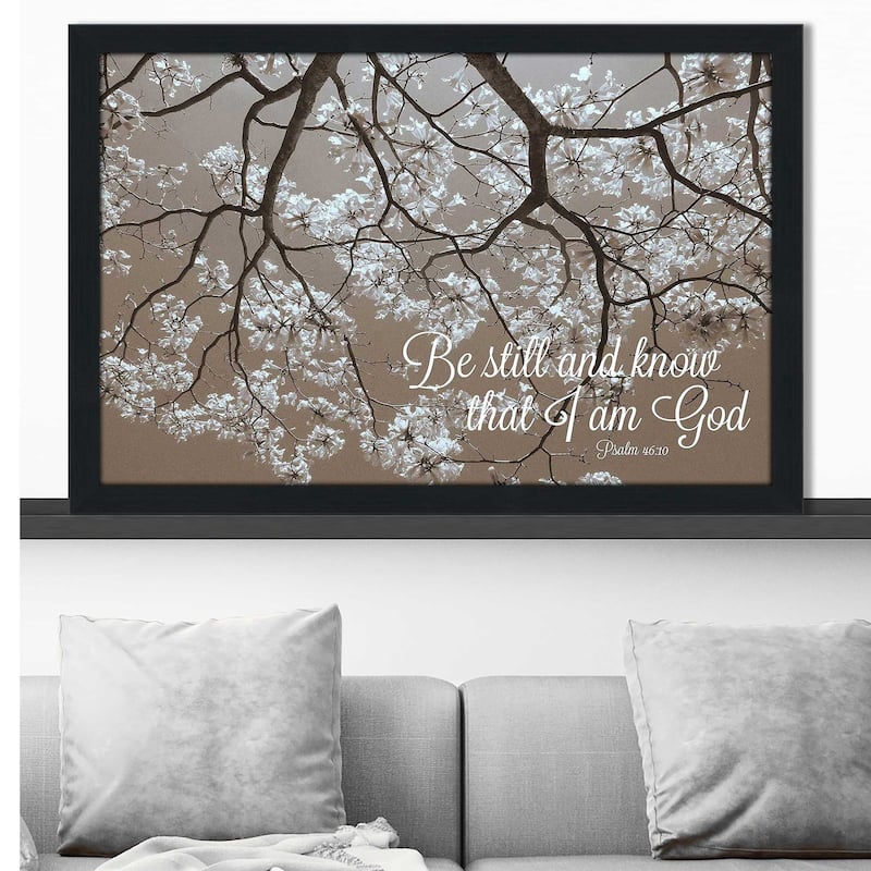 "Be Still (Horizontal)" Print on Acrylic