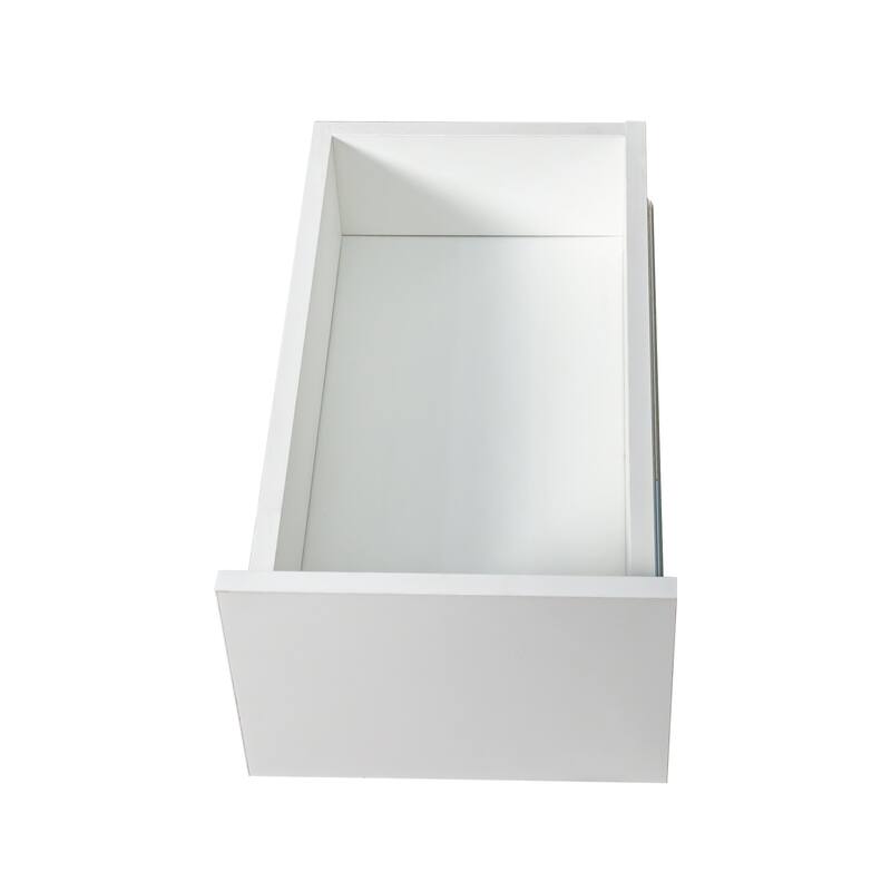 70.87" H Display Storage Cabinet, 4-Tier Shelf, 3 Side Drawers & 4 small display shelves, Modern Wooden Tall Bookshelf Bookcase