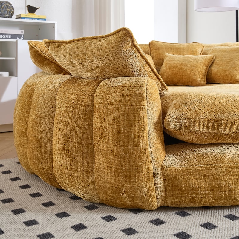 Comfortable Double Loaf Sofa Bed, Oversized Sofa Bed with Armrests