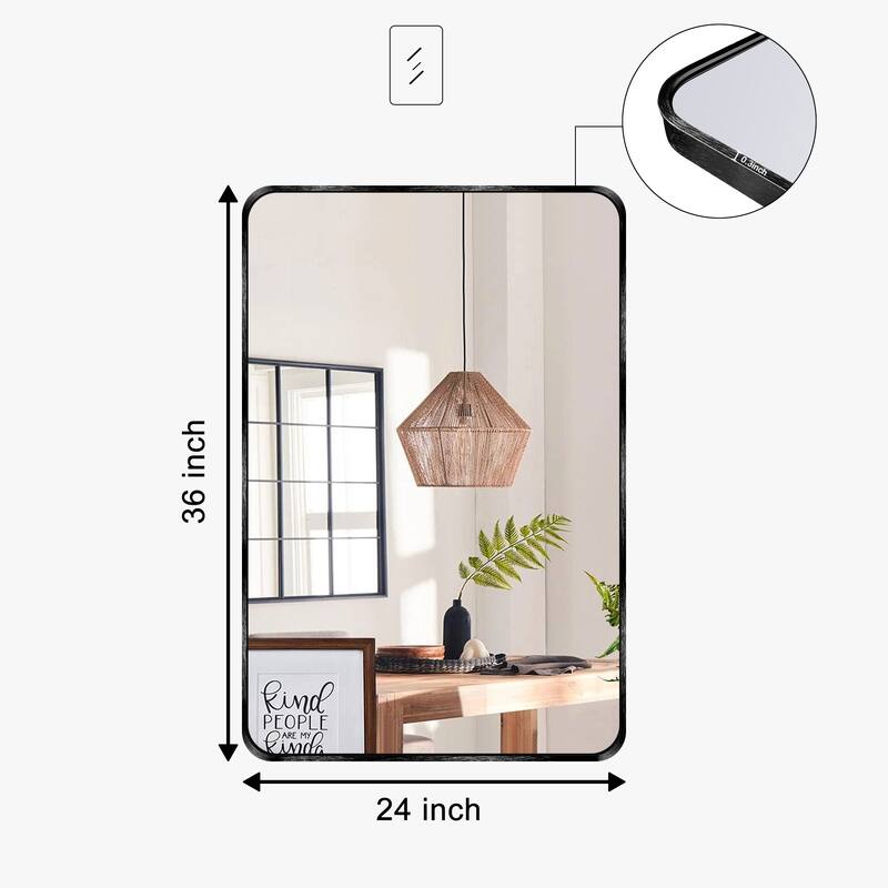2 Pack Rectangle Vanity Mirror Wall Mirror