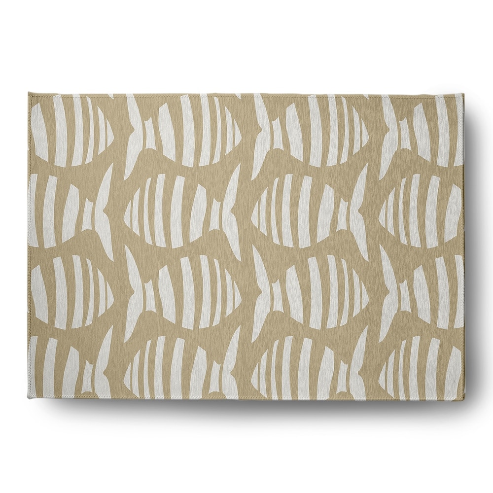 Swimming School Nautical Indoor/Outdoor Rug