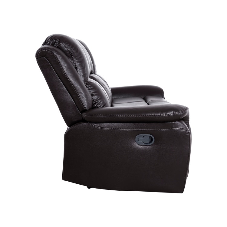 Manual Leather Reclining Sofa Collection – Recliner Furniture for Living Room & Home Office