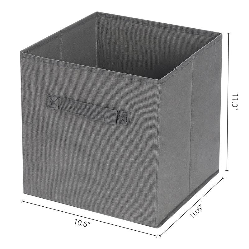 Fabric Storage Cube with Handle, Storage Bin for Shelves Closet, Collapsible Storage Basket for Organizing Clothes Books