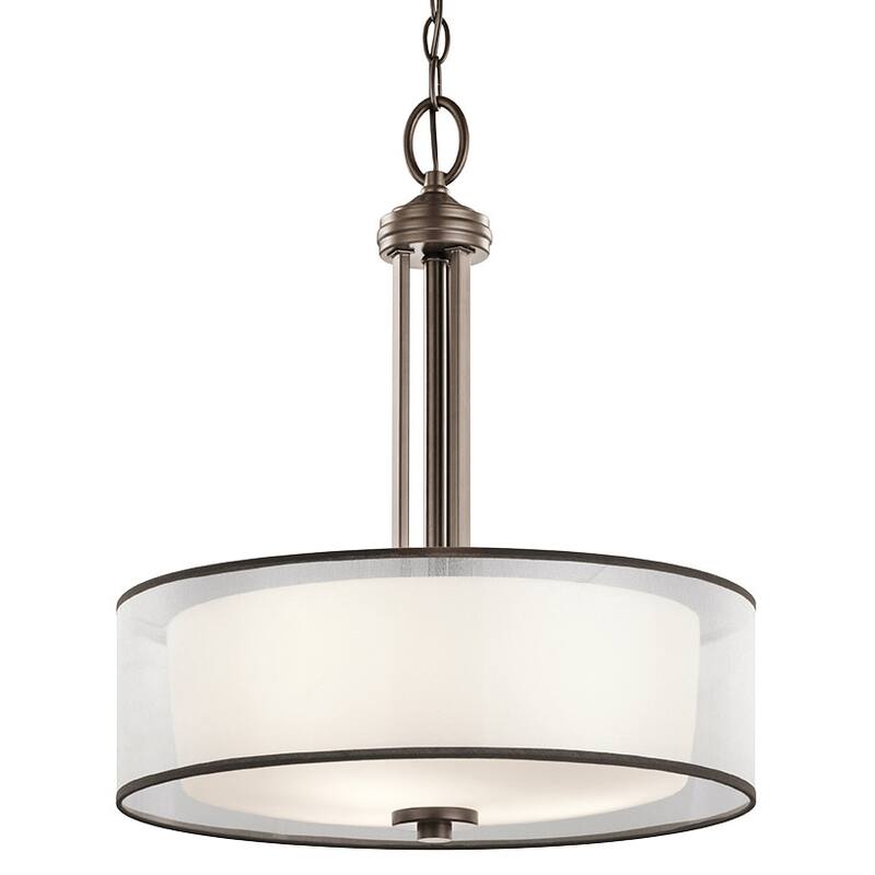 Kichler Tallie 3 Light 18" Wide Pendant with Organza Shade and