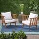 Option Cream White,Teak