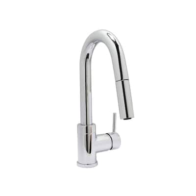 Bar Faucet or Prep Sink Kitchen Faucet in a Chrome Finish - For 1 Hole Installation