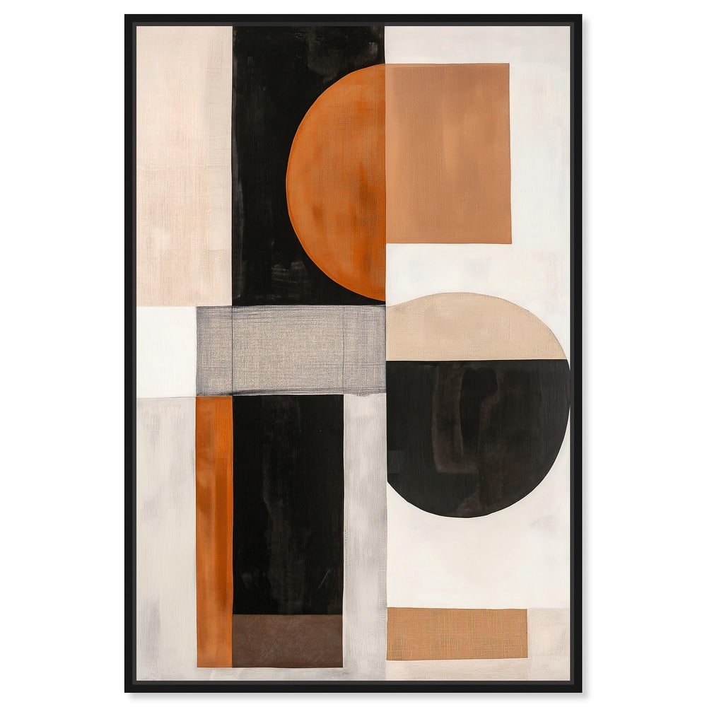 Divided Circle I Canvas by Art Remedy