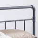 preview thumbnail 5 of 7, Mowry Industrial Queen Bed Frame by Christopher Knight Home