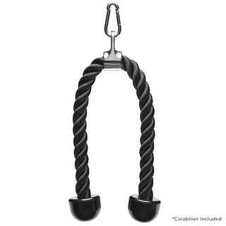 Triceps Rope Cable Attachment - SF-XFA013 - Black - 27.6 x 3.1 x