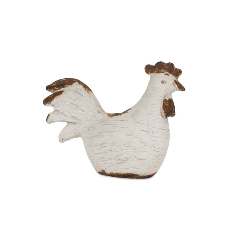 Set of Four Black and White Farm Animal Polyresin Tabletop Candleholders - One Size
