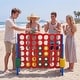 preview thumbnail 41 of 45, Costway Jumbo 4-to-Score 4 in A Row Board Game Set Outdoor Indoor Kids