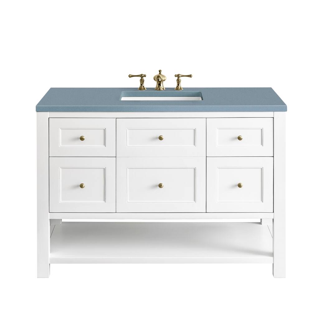 James Martin Vanities 330-V48-3CBL Breckenridge 48" Single Basin Wood