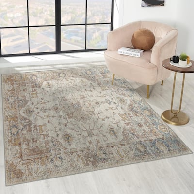 Luxe Weavers Floral Medium Pile Area Rug, Indoor Carpet