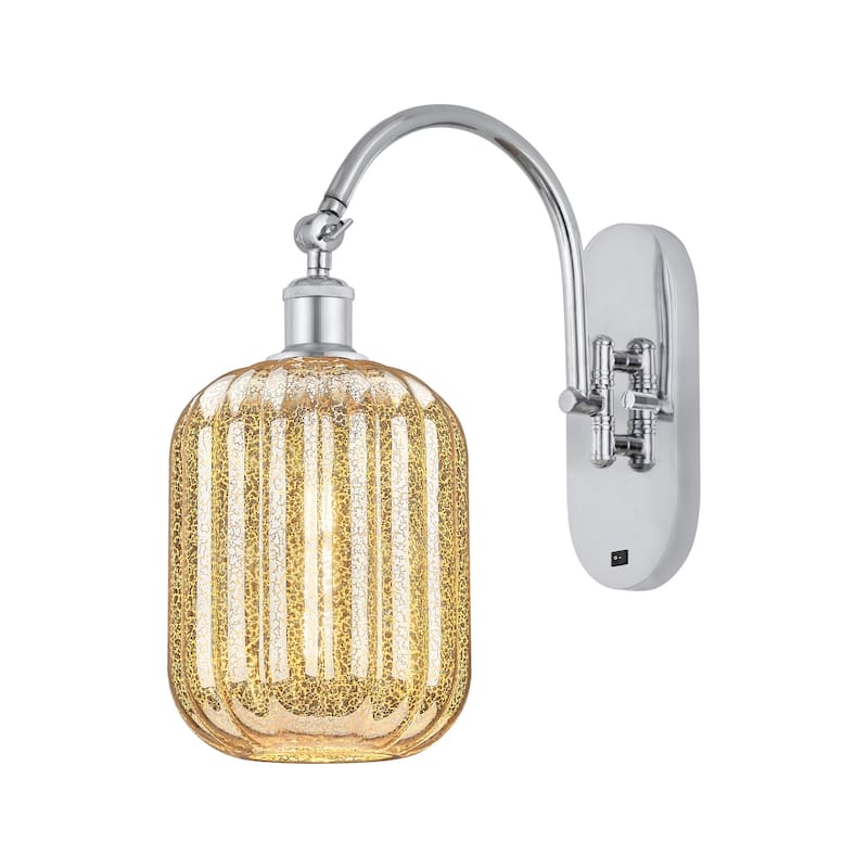 Innovations Lighting 918-1W-16-7 Preston Sconce Preston 16" Tall Wall - Polished Chrome / Mercury