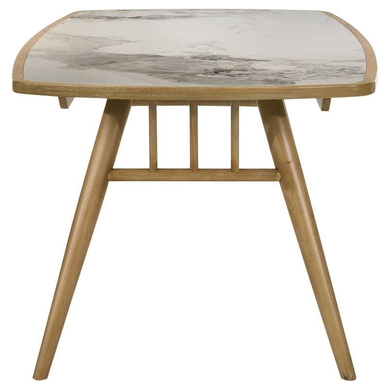 Croyden 7-piece Rectangular Dining Set Weathered Natural