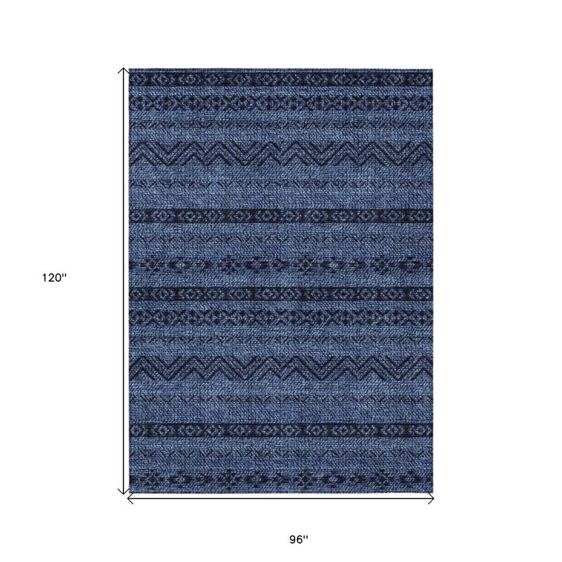 HomeRoots Southwestern Transitional Rectangle Outdoor Rug