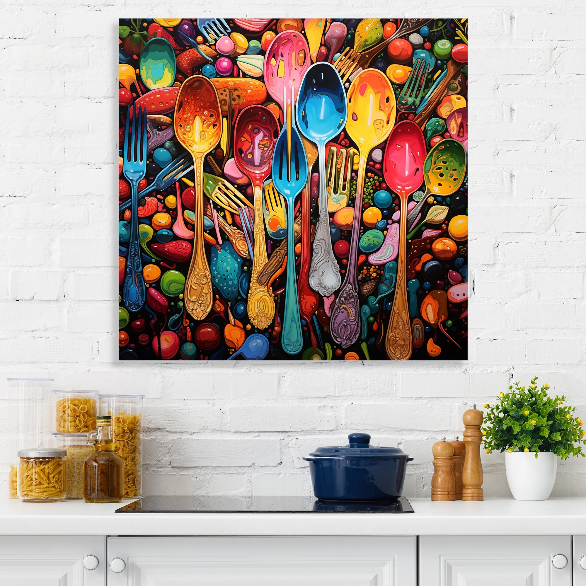 Designart Utensils Wall Art Prints