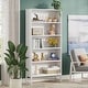 preview thumbnail 3 of 6, Tall Bookcase Black Bookshelf, 70.8 Inches Large Bookcases Organizer