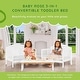 preview thumbnail 7 of 19, Sweetpea Baby Rose 3-in-1 Convertible Toddler Bed