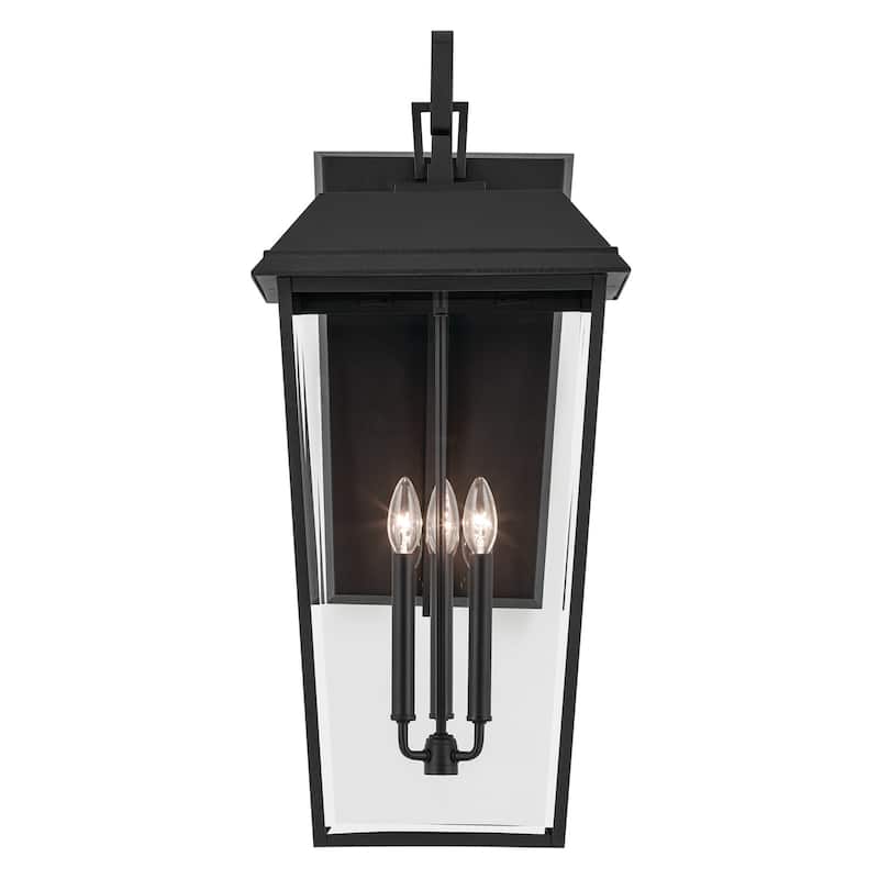 Kichler 59121 Mathus 3 Light 30" Tall Wall Sconce with Beveled Glass