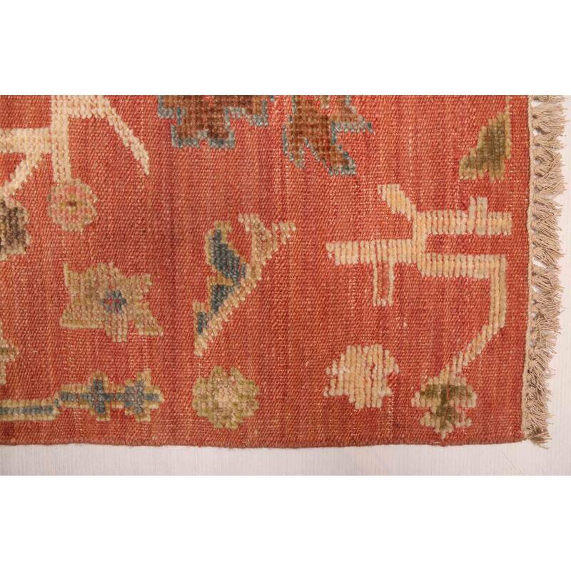 ECARPETGALLERY Hand-knotted Jules Serapi Dark Copper Wool Rug - 9'4 x 11'10