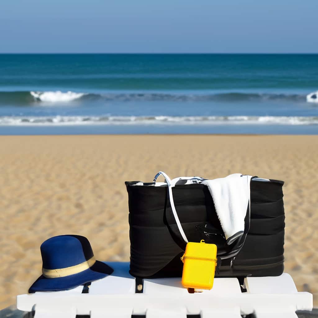 4.5" Yellow Waterproof Swimming Pool Beach Accessory Case