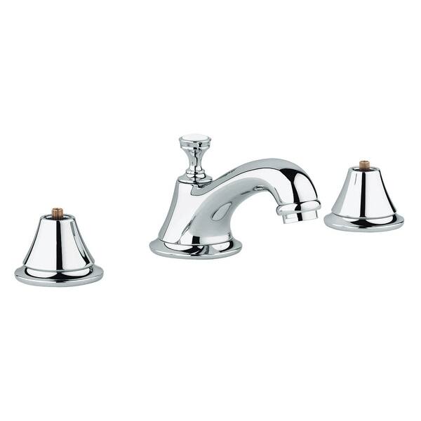 Grohe Seabury Widespread Bathroom Sink Faucet Kit with Cross Handles