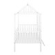 preview thumbnail 8 of 16, Playhouse Design Metal Low Loft House Bed with Roof