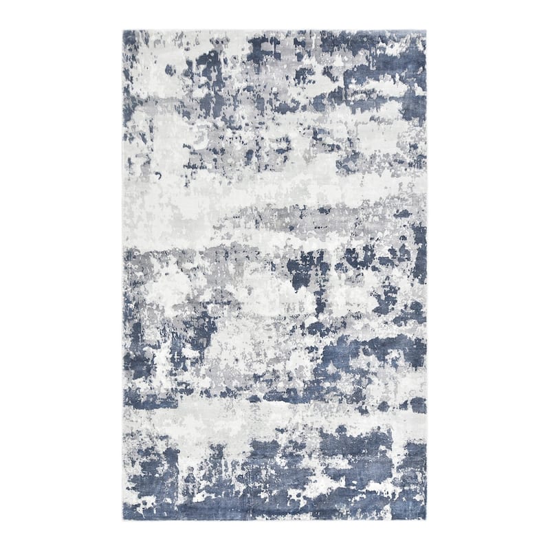 Overton Handmade Modern Contemporary Abstract Area Rug
