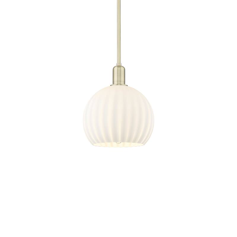 Innovations Lighting 716-1S-13-10 White Venetian Pendant White